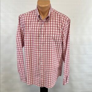 J. Crew long sleeve button down collar shirt.  L